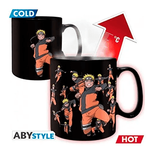 Taza Termosensible Naruto Multicloning de 460 ml