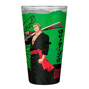 Vaso de cristal One Piece Zoro de 400 ml
