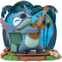 Figura Disney Stitch con Ukelele de 10 cm