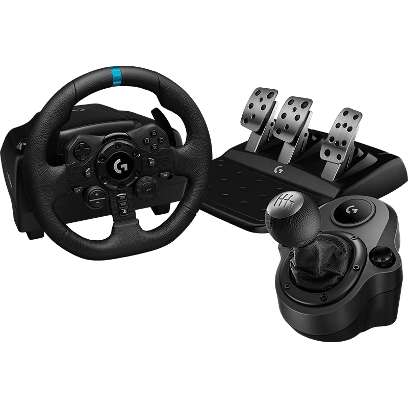 Logitech G923 Trueforce + Shifter PC - PS5 - PS4 - PS3 - Licencia PlayStation - Volante