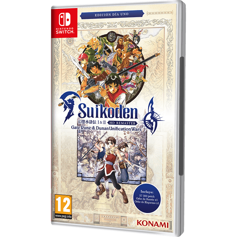 Suikoden I & II HD Remaster: Gate Rune & Dunan Unification Wars Day 1 Edition Nintendo Switch