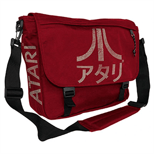 Bandolera de color rojo con logo Atari en Japones de 45 cm