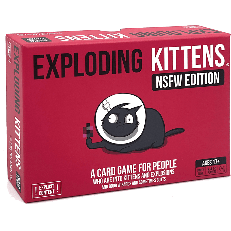 Juego de mesa Exploding Kittens Edicion NSFW