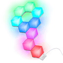 GXTrust VYBZ RGB Hexagon Light Starter Pack 9Uds - Iluminacion