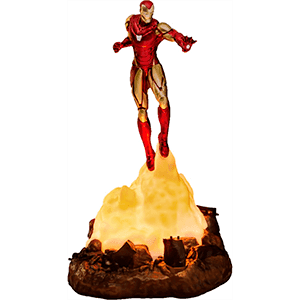 Lampara Marvel Diorama Iron Man de 31 cm