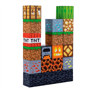 Lámpara Minecraft Bloques de construcción de 30 cm