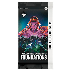 Sobre de cartas Magic The Gathering Foundations Collector Booster (inglés)