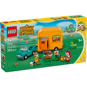LEGO Animal Crossing Caravana de Gandulio y tienda de jardinería 77054