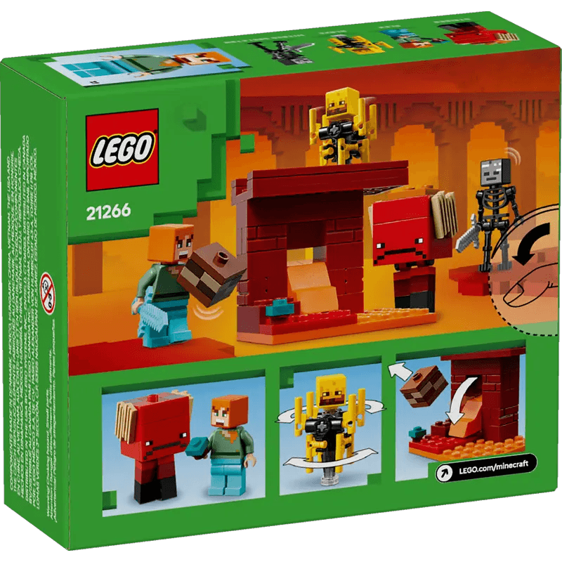 LEGO Minecraft La Batalla de Lava del Inframundo 21266