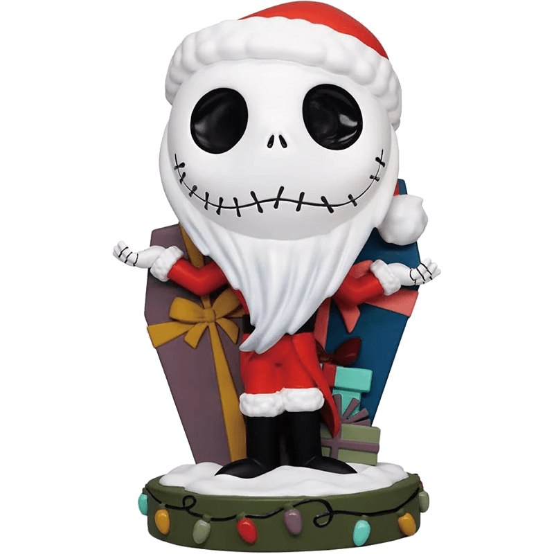 Hucha Figura Pesadilla antes de Navidad Jack vestido de Santa 20 cm