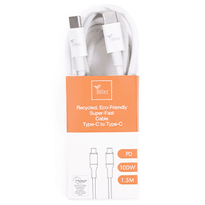 Cable trenzado USB-C-USB C 1.5 m. BIOND