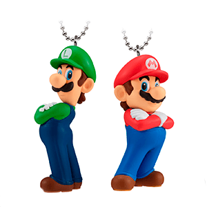 Figura para llavero Super Mario Bros. Mascot Charm Collection de 5,5 cm (surtido)