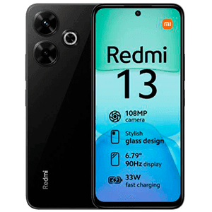 Xiaomi Redmi 13 6,79" 6GB+128GB 108+2Mpx Negro - Seminuevo