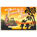 Poster Sonic come play at beautiful Green Hill Zone 61,5 x 91,5 cm