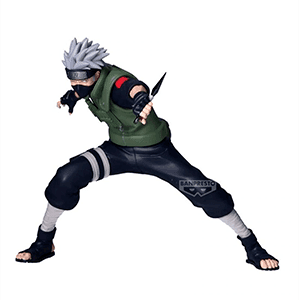 Figura Naruto Shippuden Vibration Stars Hatake Kakashi de 13 cm