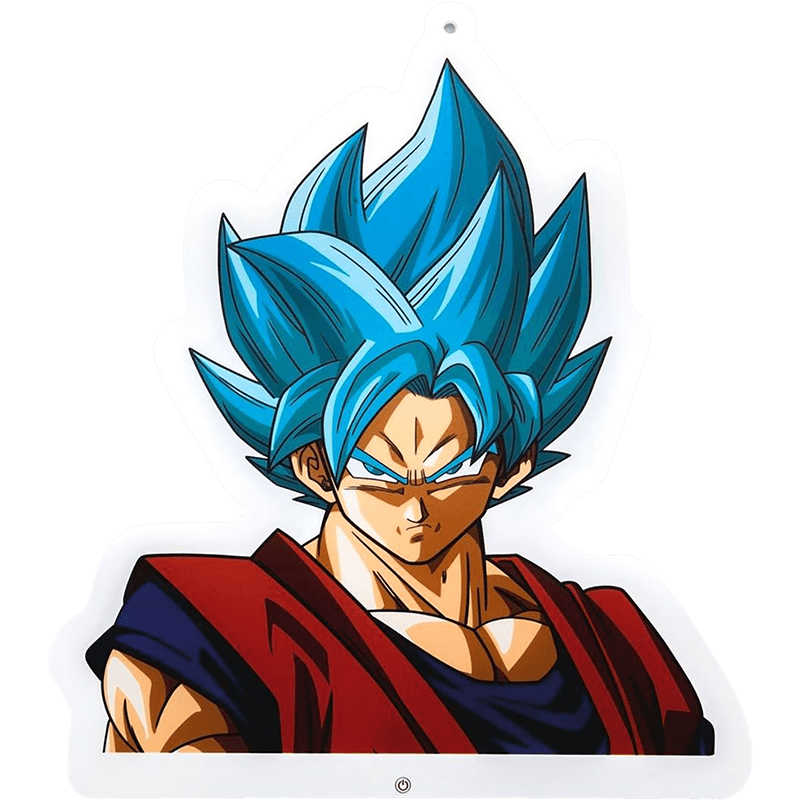 Mural de neon Dragon Ball Super Goku de 30 cm