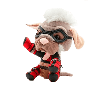 Peluche Marvel Dogpool Deadpool y Lobezno de 25 cm