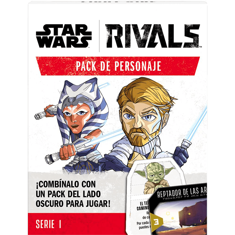 Juego de cartas Pack Funko Star Wars Rivals Serie 1. Lado Luminoso
