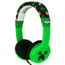 Auriculares infantiles Minecraft creeper
