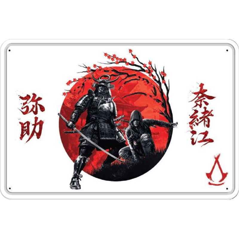 Placa metalica Assassin´s Creed Shadows Blossoms