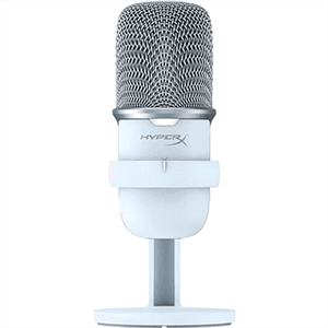 HyperX SoloCast White - Microfono Gaming - Reacondicionado