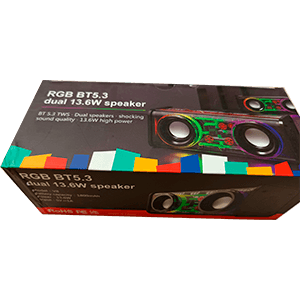 Altavoz Bluetooth Stima V8 RGB 13,6w (REACONDICIONADO)