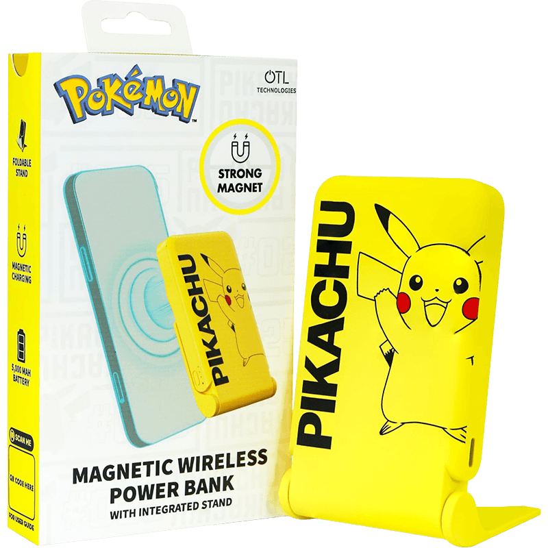 Powerbank Pokemon Pikachu Magsafe imantada de 5000 mAh
