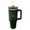 Vaso termo de acero inoxidable con pajita El Señor de los anillos de 1180 ml