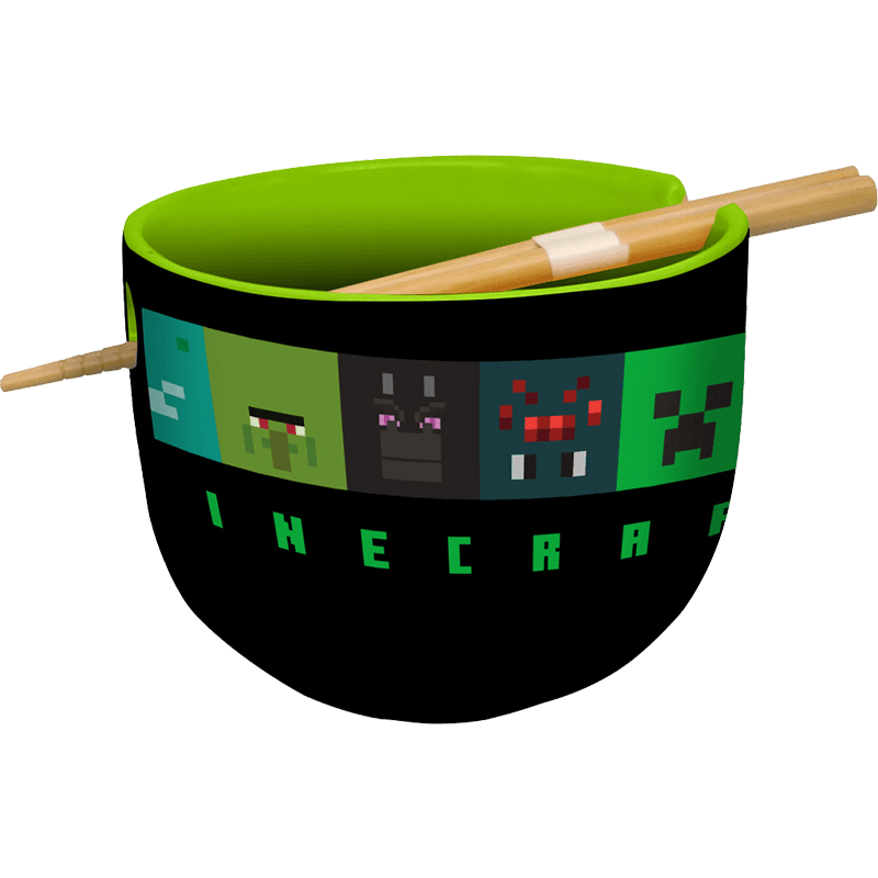 Bowl de Ramen con palillos Minecraft