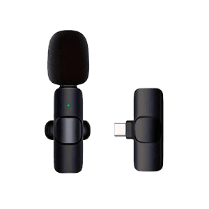 Mini Micrófono inalámbrico de solapa para smartphone (USB-C) - Reacondicionado