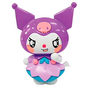 Figura Hello Kitty Kuromi Kawaii + extras en caja