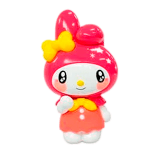 Figura Hello Kitty My Melody Kawaii + extras en caja