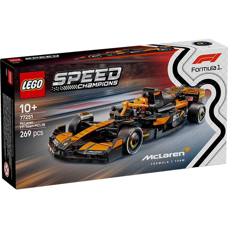 LEGO Speed Champions Coche de Carreras McLaren F1 Team MCL38 77251