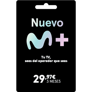 Tarjeta Regalo Movistar Plus 3 meses