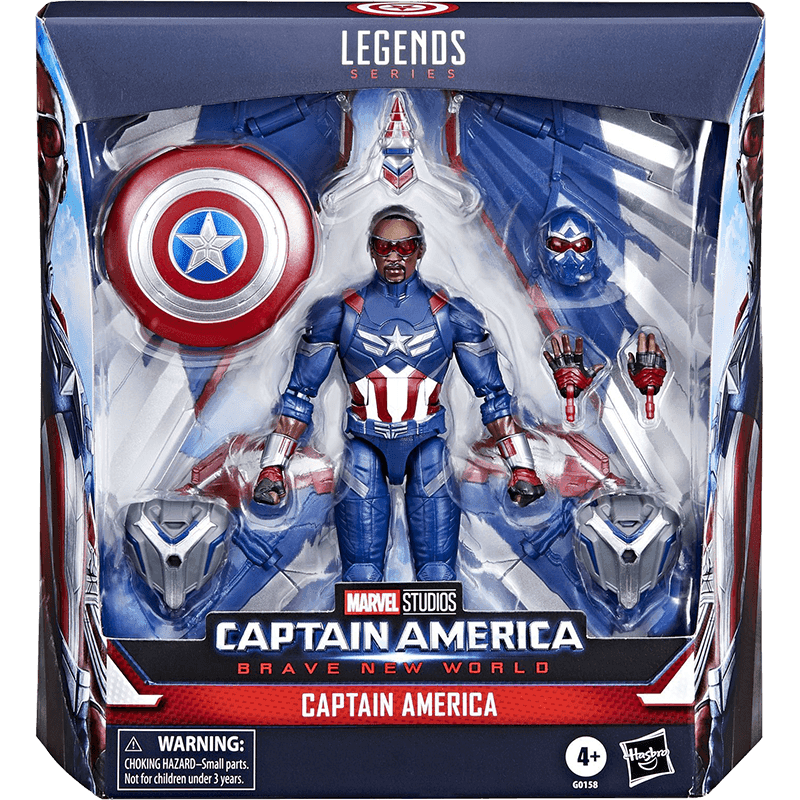 Figura Marvel Legends Capitan America Brave New World de 15 cm