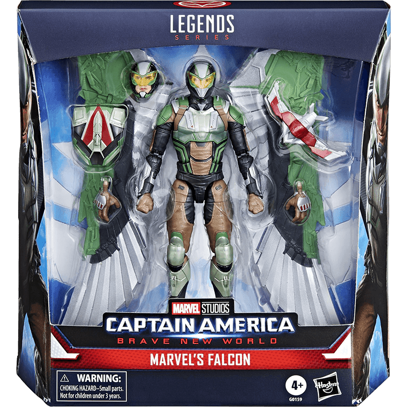 Figura Marvel Legends Capitan America Brave New World Falcon de 15 cm