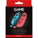 GAME GM-34230 Set de 2 Fundas de Silicona + 2 Grips para Joy-Con Switch2