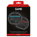GAME GM-34261 Pack de 2 Volantes negros para Joy-Con Switch2