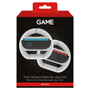 GAME GM-34261 Pack de 2 Volantes blancos para Joy-Con Switch2