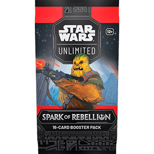Sobre de cartas Star Wars Unlimited: Spark of Rebellion Booster Pack (Inglés)