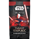 Sobre de cartas Star Wars Unlimited: Twilight of the Republic Booster Pack (Inglés)