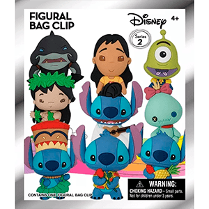 Colgante 3D Disney Stitch serie 2 para Mochilas y bolsos (surtido)