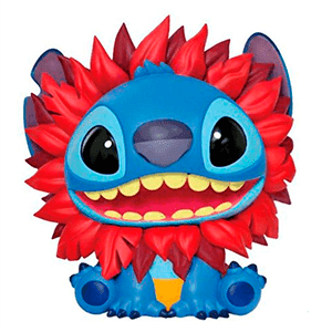 Hucha Disney Stitch disfrazado de Rey León de 20 cm