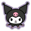 Cojin Hello Kitty Kuromi de 36 cm