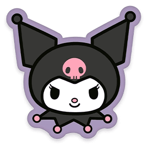 Cojin Hello Kitty Kuromi de 36 cm