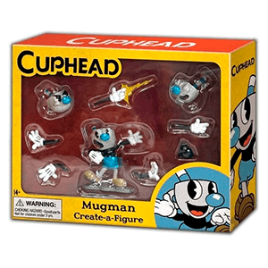 Figura con accesorios Cuphead Mugman de 7,5 cm