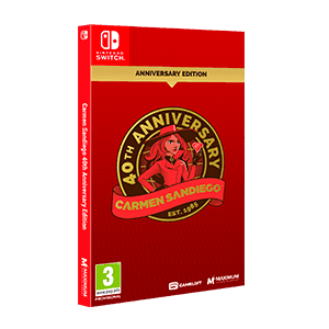 Carmen Sandiego 40th Anniversary Edition Nintendo Switch