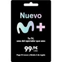Tarjeta Regalo Movistar Plus 12 meses