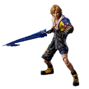 Estatua Play Arts Kai Final Fantasy X: Tidus