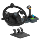 Volante + Joystick Hori Farming Control System